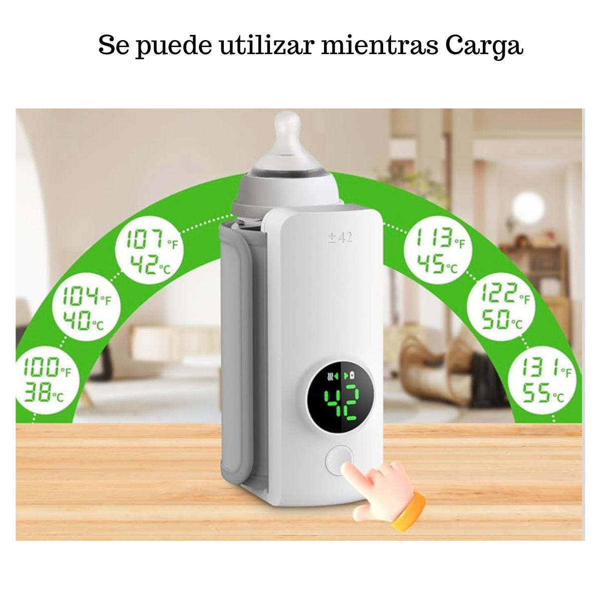 Calentador de Biberones Portátil Inalámbrico